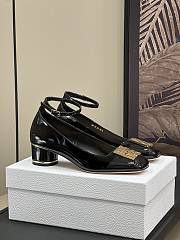 Miss Dior small single black shoes - 5