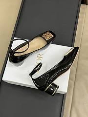 Miss Dior small single black shoes - 4