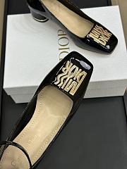 Miss Dior small single black shoes - 3