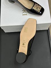 Miss Dior small single black shoes - 2