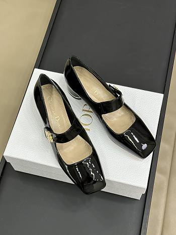 Dior Sheepskin Leather Black Shoes