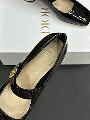 Dior Sheepskin Leather Black Shoes - 6