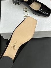 Dior Sheepskin Leather Black Shoes - 5