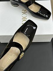 Dior Sheepskin Leather Black Shoes - 2