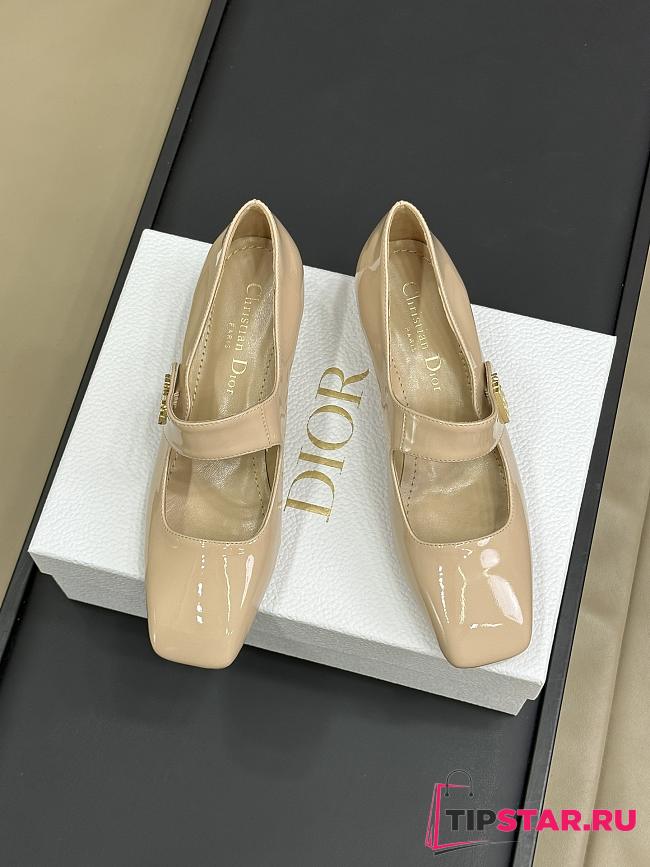 Dior Sheepskin Leather Beige Shoes - 1