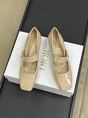 Dior Sheepskin Leather Beige Shoes - 1