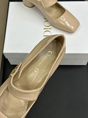 Dior Sheepskin Leather Beige Shoes - 6