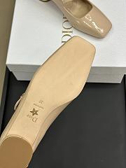 Dior Sheepskin Leather Beige Shoes - 5