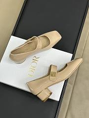 Dior Sheepskin Leather Beige Shoes - 4