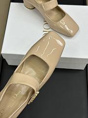 Dior Sheepskin Leather Beige Shoes - 3