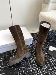 Celine Arc de Triomphe brown high boots - 3