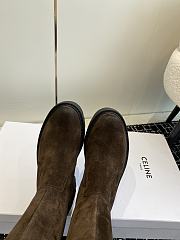 Celine Arc de Triomphe brown high boots - 2