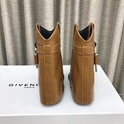 Givenchy Logo Shark Lock Brown Boots - 5