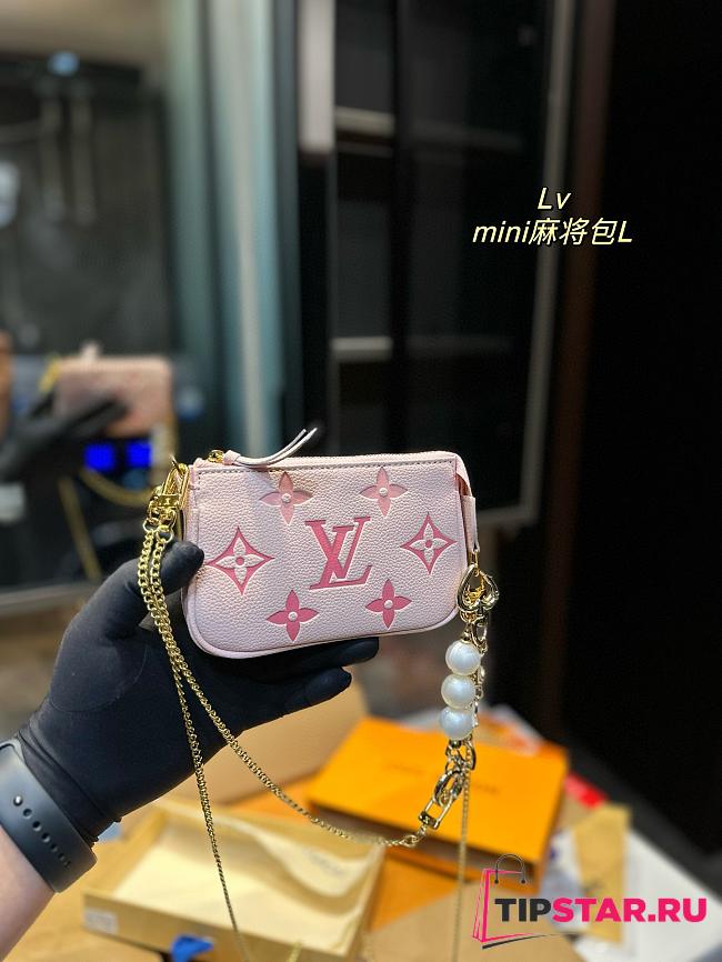 LV Mahjong Mini Pink Bag 15x10cm - 1