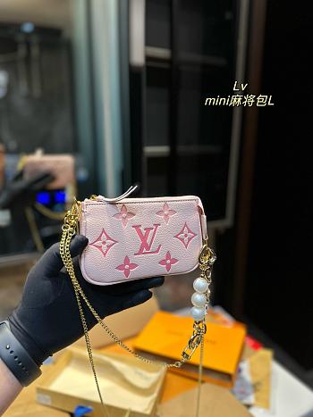 LV Mahjong Mini Pink Bag 15x10cm