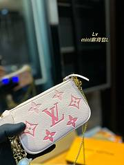 LV Mahjong Mini Pink Bag 15x10cm - 4