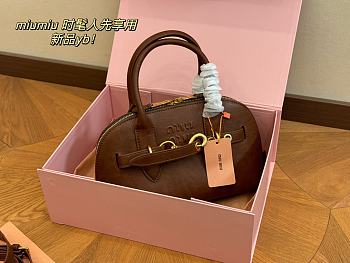 Miumiu Shell Brown Bag 28*16cm