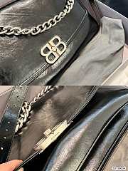 Balenciaga BB soft flap black bag 36x24 cm - 4