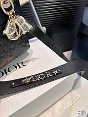 Dior Princess Small Black Bag 17x15cm - 4