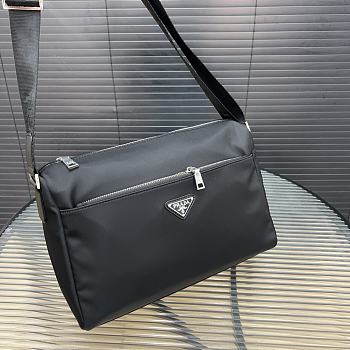 Prada Nylon Clamshell Messenger Bag 32 x 22 cm