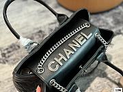 Chanel Black Quilted Leather 32x24cm - 5