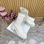 Dior 30 Montaigne White Short Boots - 6