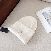 Prada Fur White Hat - 1