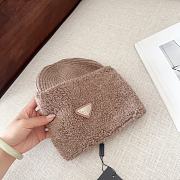 Prada Fur Light Brown Hat - 4