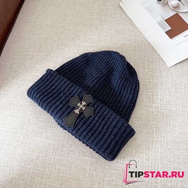 Chrome Hearts Dark Blue Hat - 1