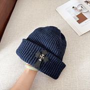 Chrome Hearts Dark Blue Hat - 3