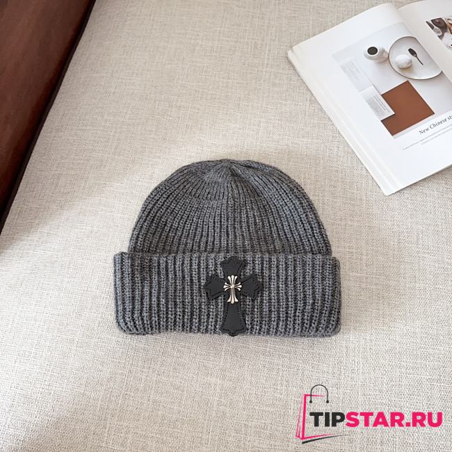 Chrome Hearts Dark Grey Hat - 1