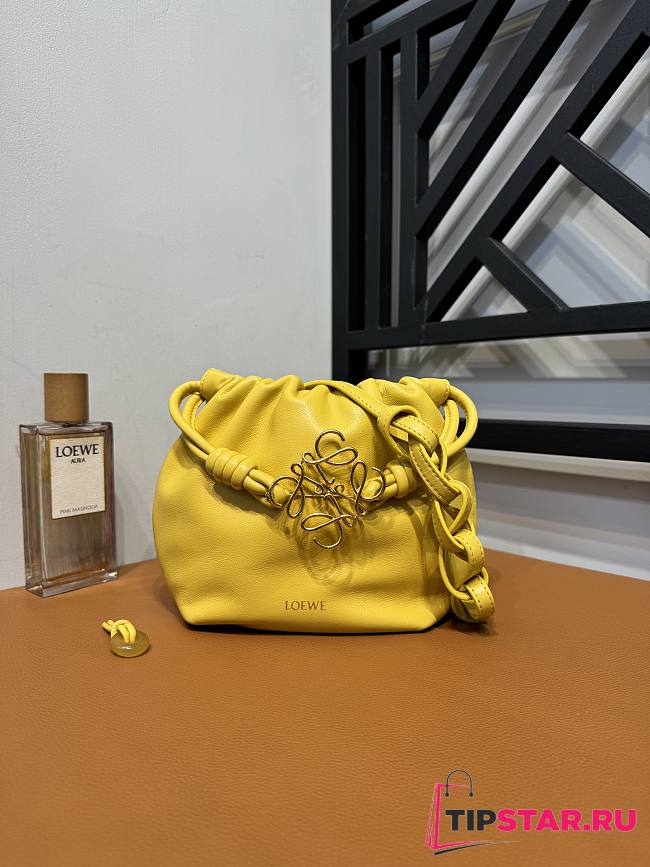 Loewe Small Flamenco Yellow Bag 23*5.5*17cm - 1