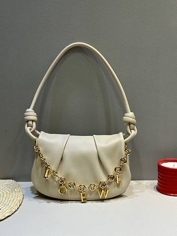 Loewe Bag In White 25x17x8cm