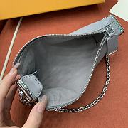 LV M12596 Shark Gray Slim Truck 23 x 12 x 4CM - 3