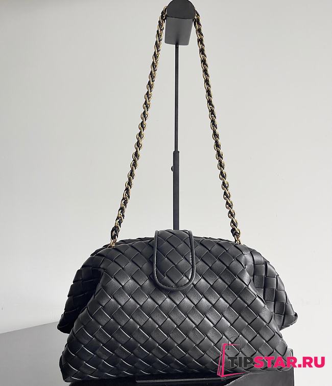 Bottega Veneta Classic Lauren 1980 Teen Clutch Chain Black Bag 31.5*16.5*11cm - 1