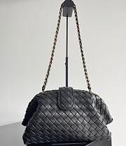 Bottega Veneta Classic Lauren 1980 Teen Clutch Chain Black Bag 31.5*16.5*11cm - 1