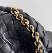 Bottega Veneta Classic Lauren 1980 Teen Clutch Chain Black Bag 31.5*16.5*11cm - 4