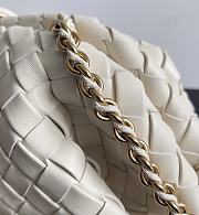 Bottega Veneta Classic Lauren 1980 Teen Clutch Chain White Bag 31.5*16.5*11cm  - 2