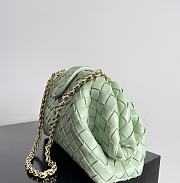 Bottega Veneta Classic Lauren 1980 Teen Clutch Chain Fesh Mint Bag 31.5*16.5*11cm - 4