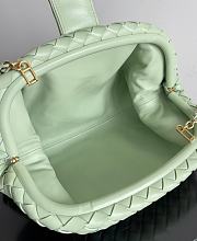 Bottega Veneta Classic Lauren 1980 Teen Clutch Chain Fesh Mint Bag 31.5*16.5*11cm - 2