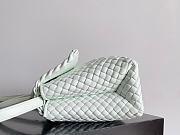 Bottega Veneta Crossbody Handbag White Fesh Mint 19*26*11cm - 6