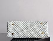 Bottega Veneta Crossbody Handbag White Fesh Mint 19*26*11cm - 4