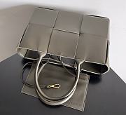 BV Bottega Veneta Dark Green Tote Three Grid 30X20x11.5cm - 4