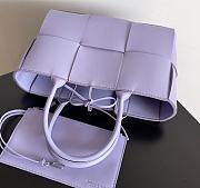 BV Bottega Veneta Purple Tote Three Grid 30X20x11.5cm - 5