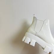 Prada Classic Thick-soled Ankle White Boots - 5