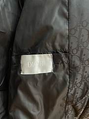 Dior Down Jacket With Full Body Printed Logo Black - 6