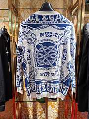 D&G  Long-sleeved Blue Sweater - 4