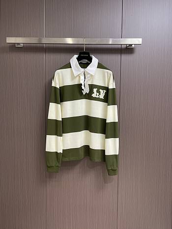 LV Long-sleeved Rugby Polo Shirt