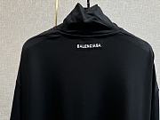 Balenciaga high collar long black sleeve - 5