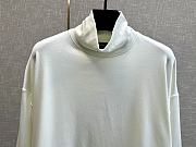 Balenciaga high collar long white sleeve - 4